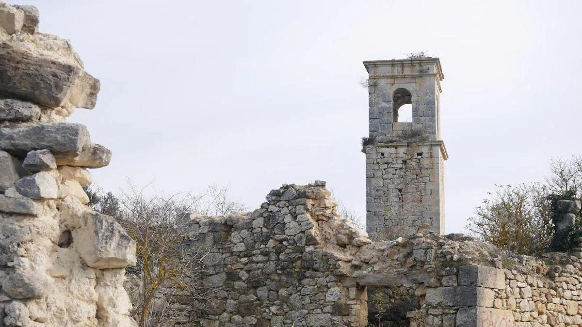 Ruinas del pueblo de Ochate.