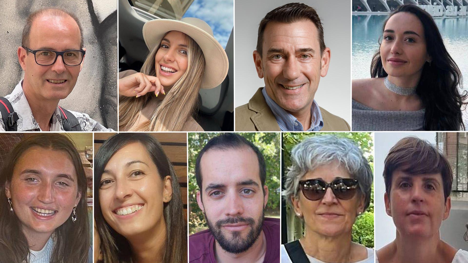 Óscar Orzanco, Marta García, Pablo Roncal, Marta Eguíllor, Laila Arizcuren, Jessica García, Alejandro Fernández, Concha Ochoa y Patricia Pérez