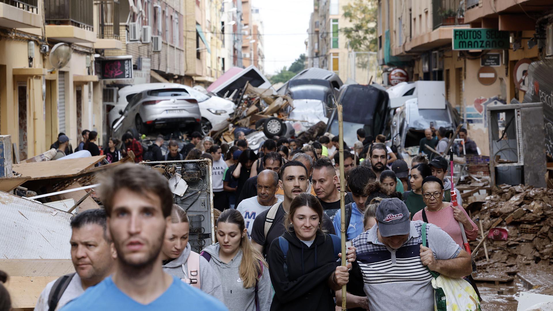 Efectos de la DANA en varias zonas de Valencia, viernes 1 de noviembre /