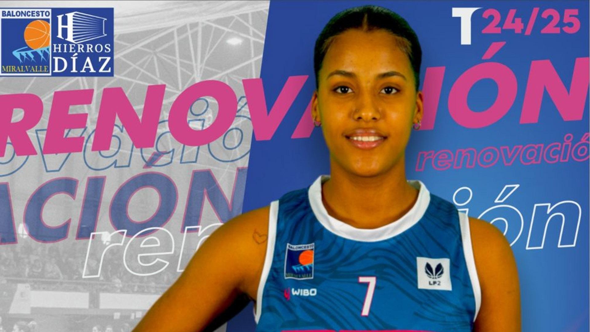 Ángela Jiménez,  jugadora del Hierros Díaz Miralvalle Plasencia