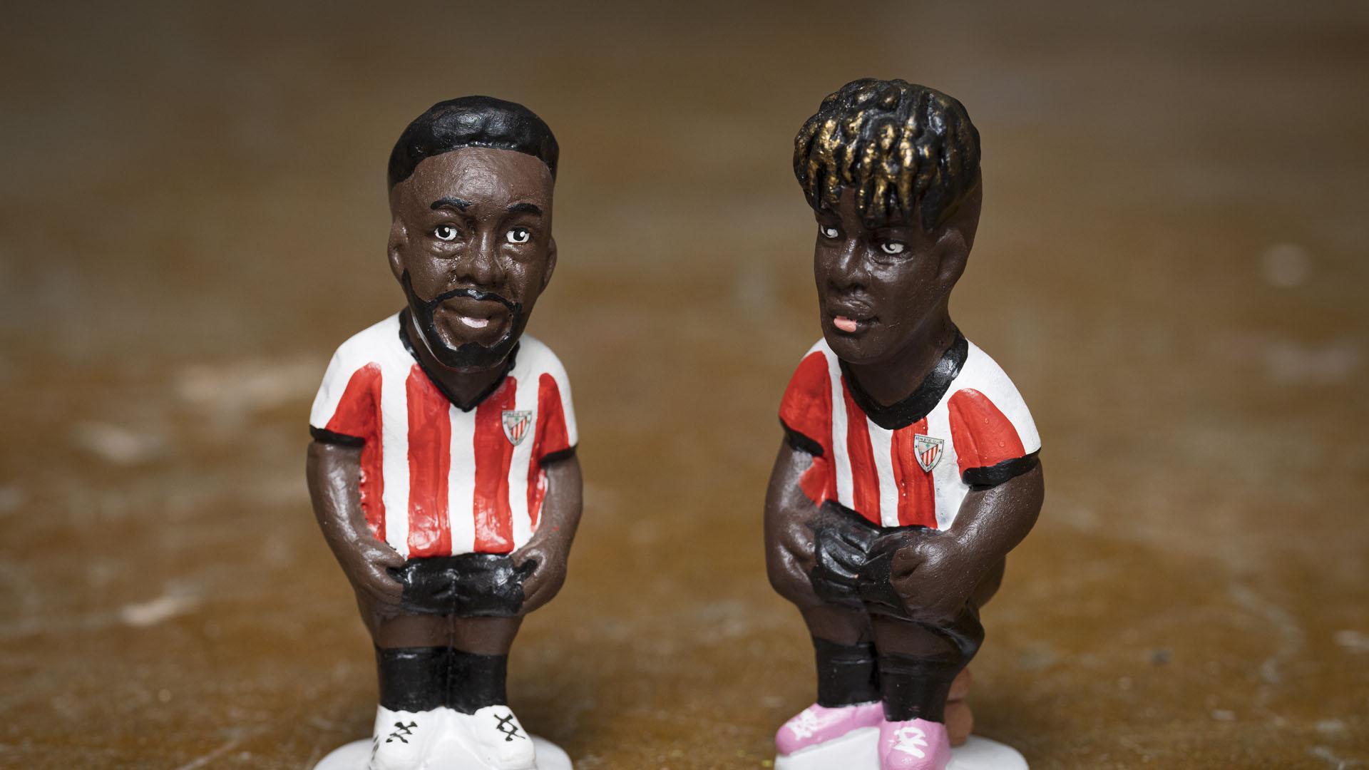 Los caganers de Iñaki y Nico Williams