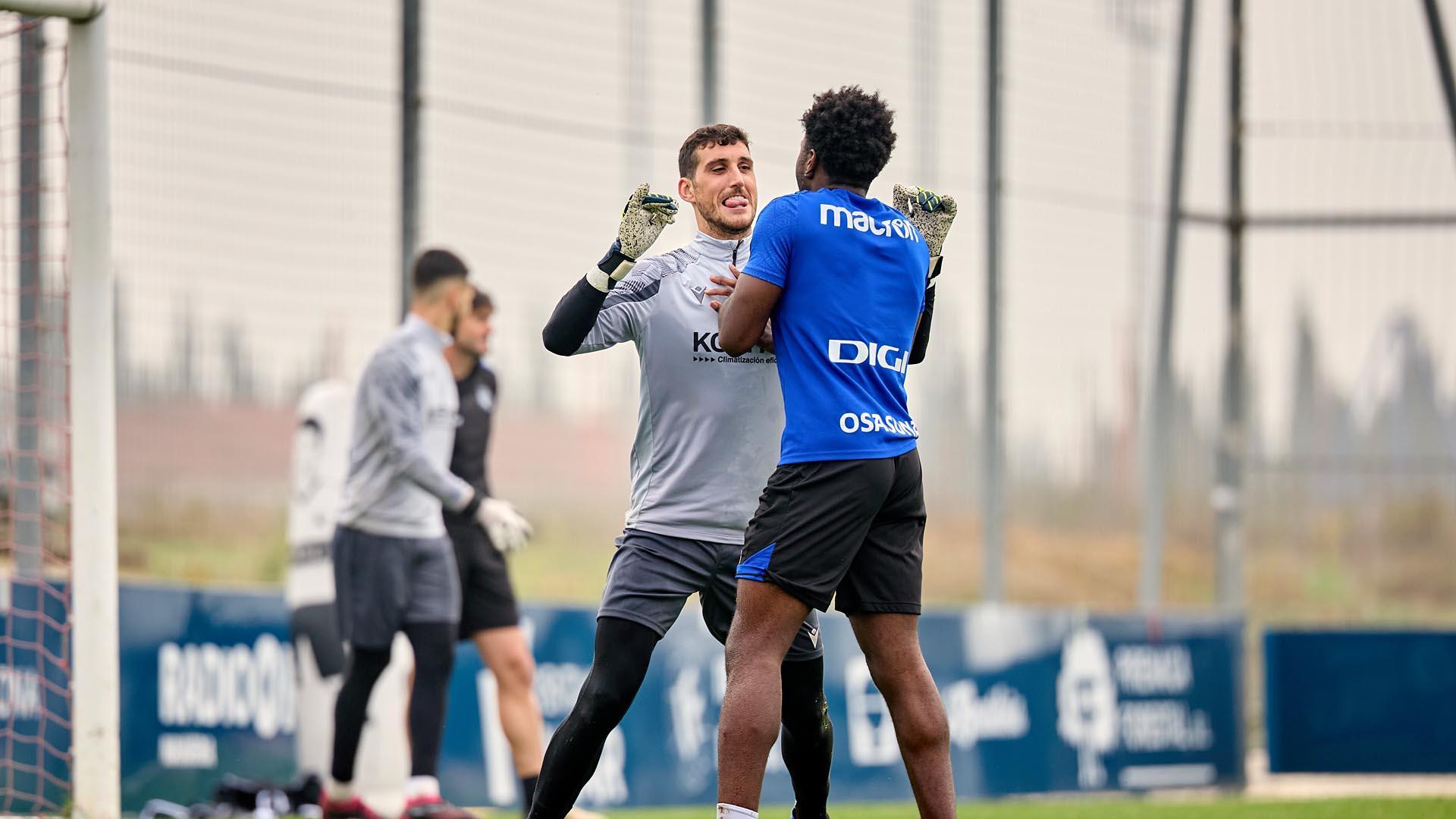 Fotos del entrenamiento de Osasuna este miércoles, 6 de noviembre /