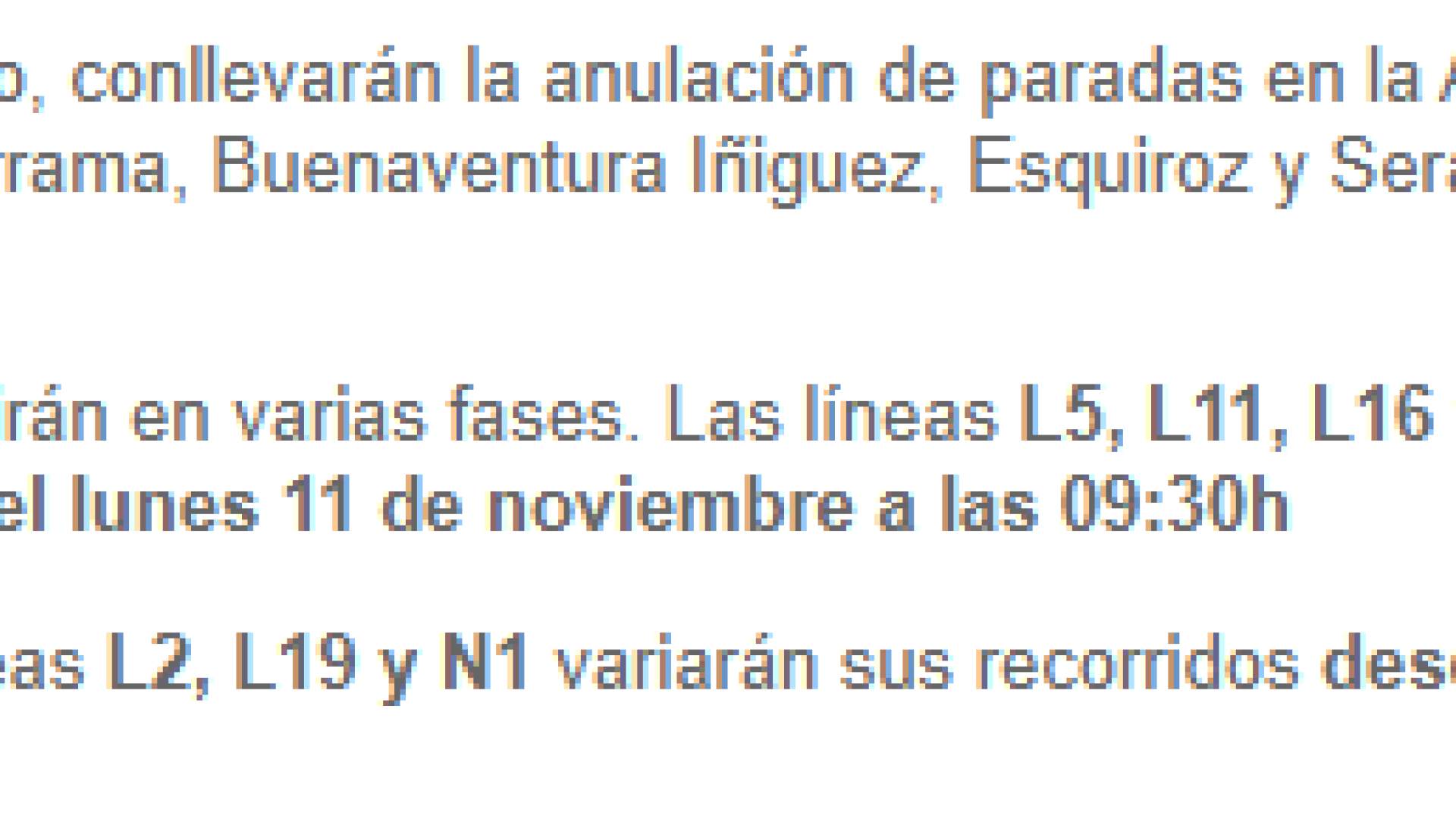 Aviso de la MCP en su página web