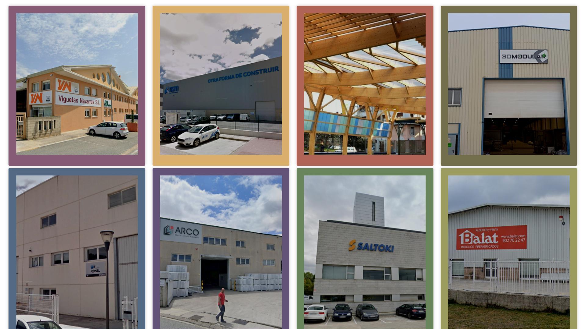 Empresas dedicadas a la construcción industrializada en Navarra