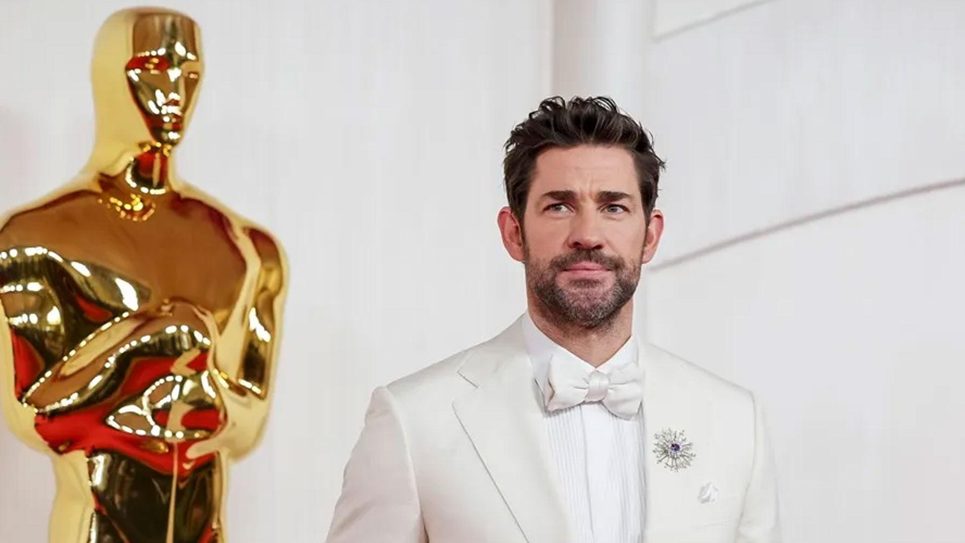 El actor John Krasinski, en una gala de los Oscar