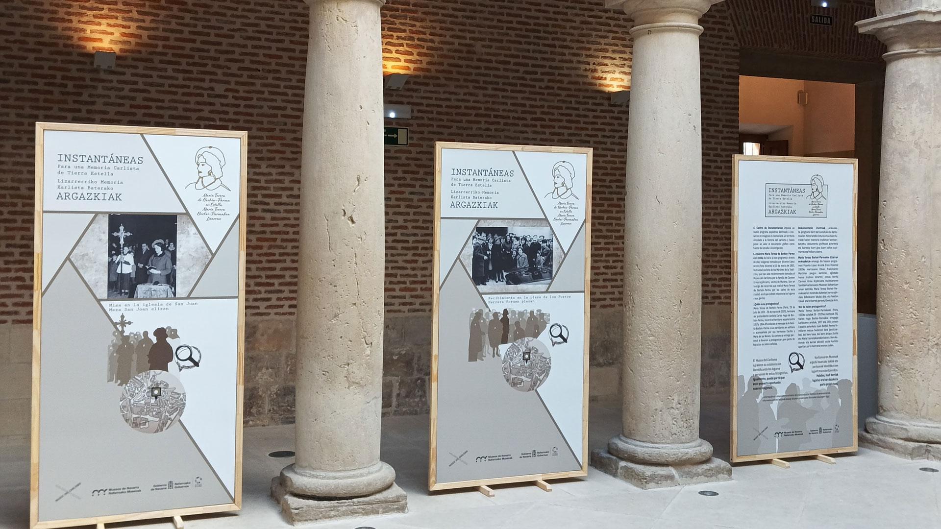 Imagen de la muestra en el Museo del Carlismo en Estella