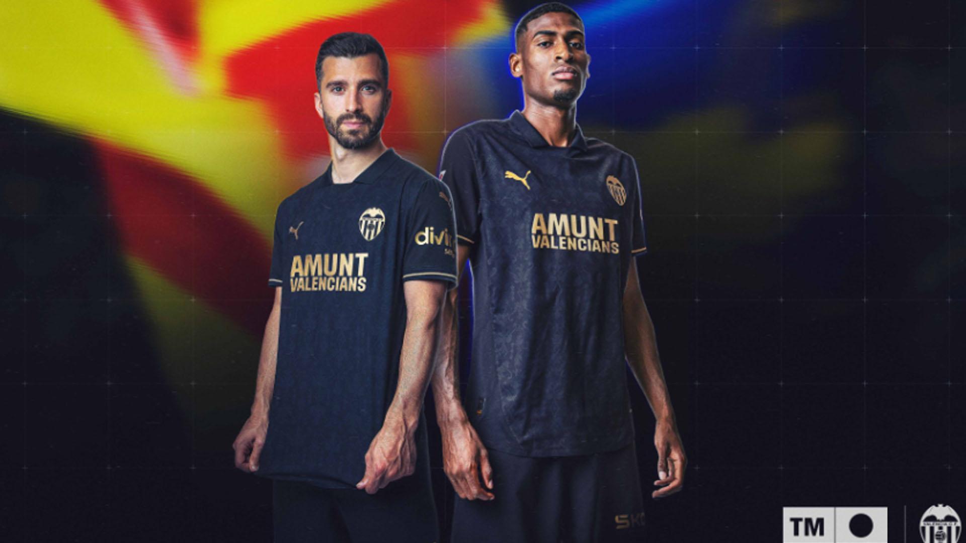 Equipación que lucirá el Valencia en el encuentro del 23 de noviembre ante el Betis