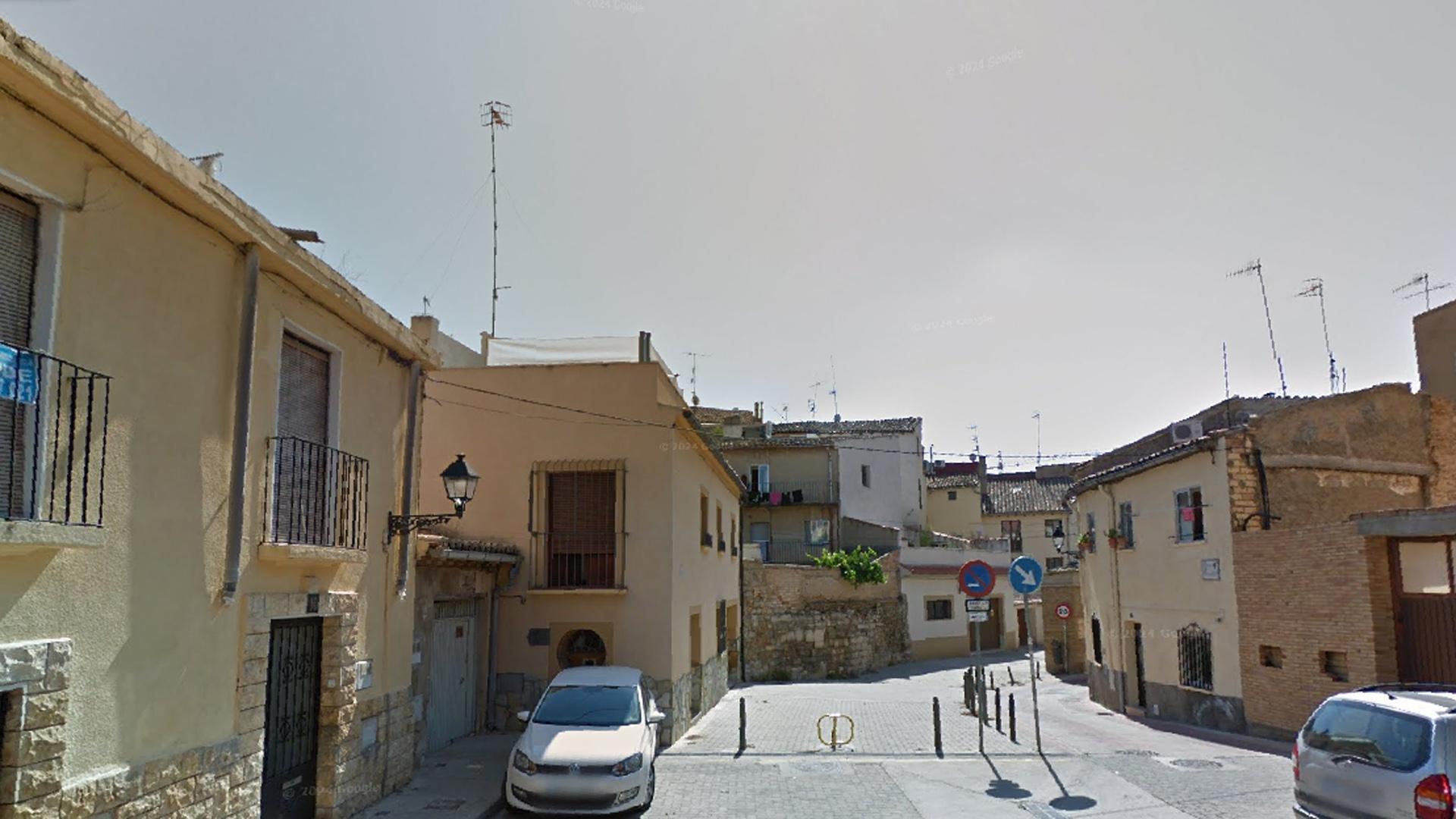Calle de los Yeseros, en Tudela