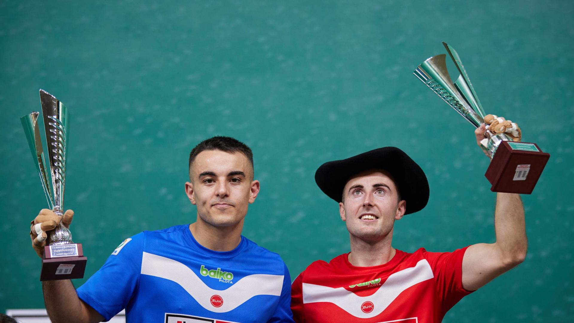 Iker Larrazabal y Joanes Bakaikoa en el Labrit.