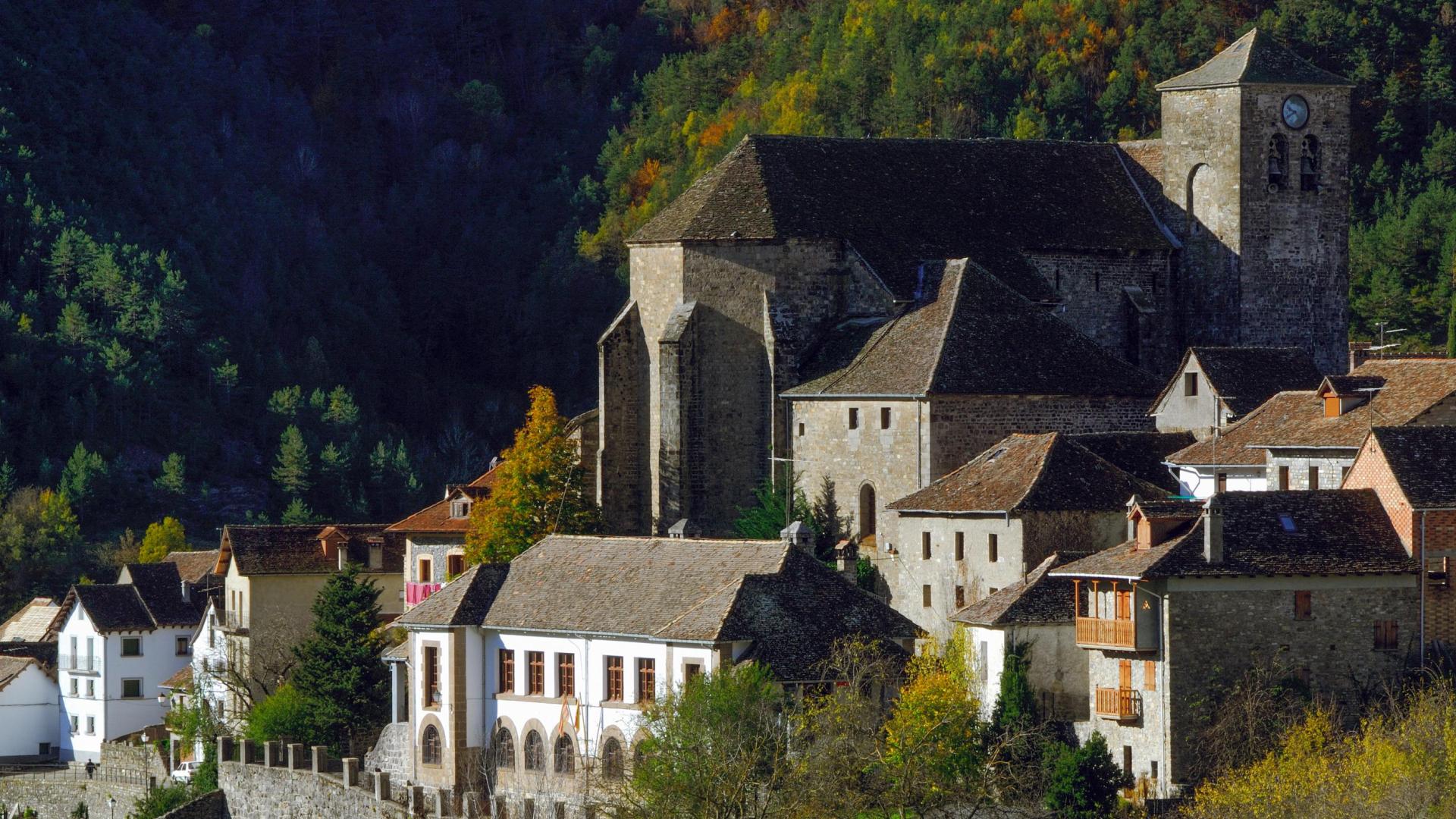 Panorámica de Ansó, en Aragón
