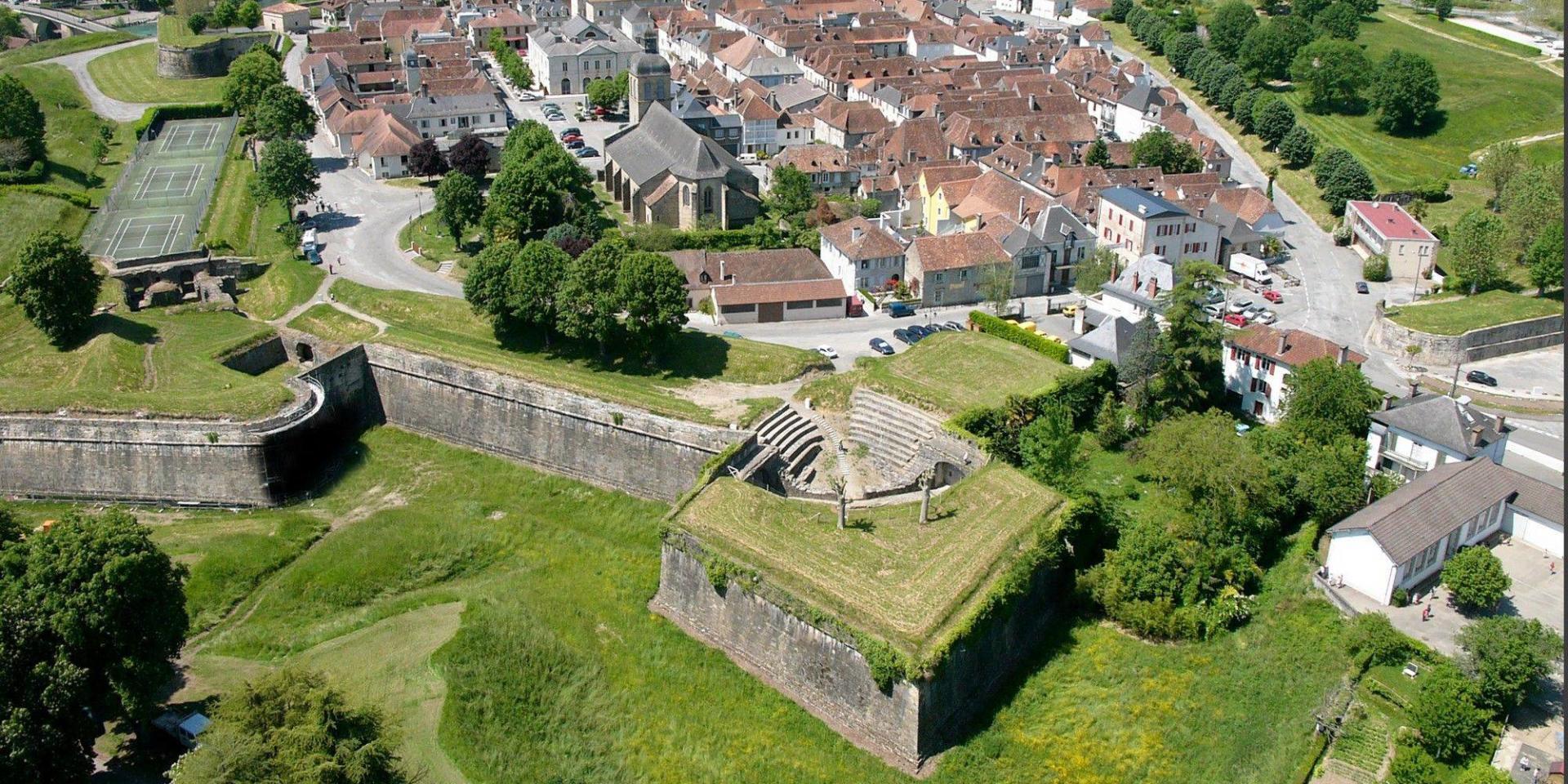 Vista aérea de Navarrenx