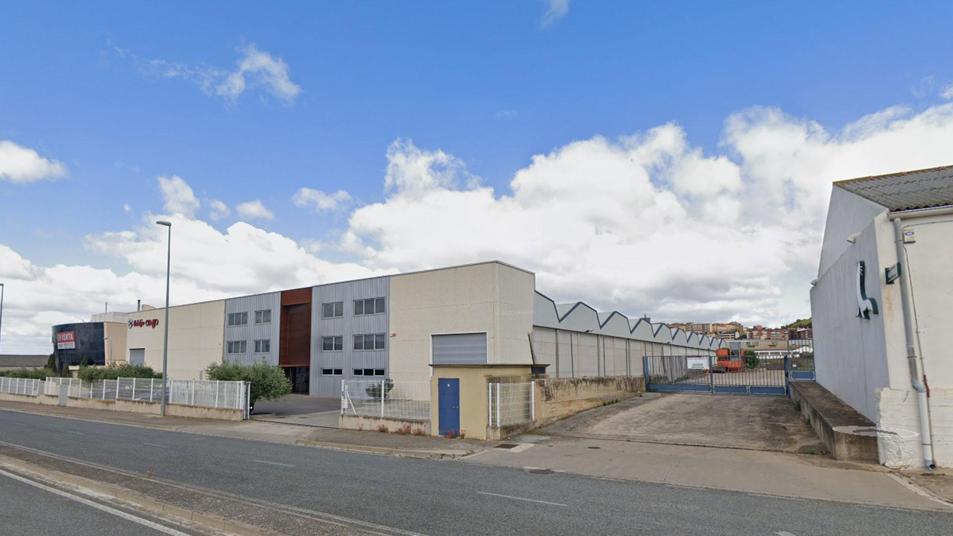 Polígono Industrial de Viana en el que se ha producido el accidente laboral