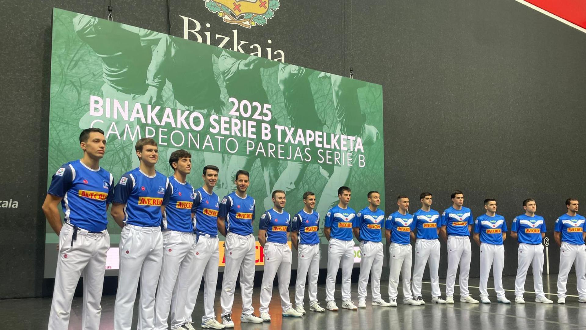 Los pelotaris del Parejas serieB.