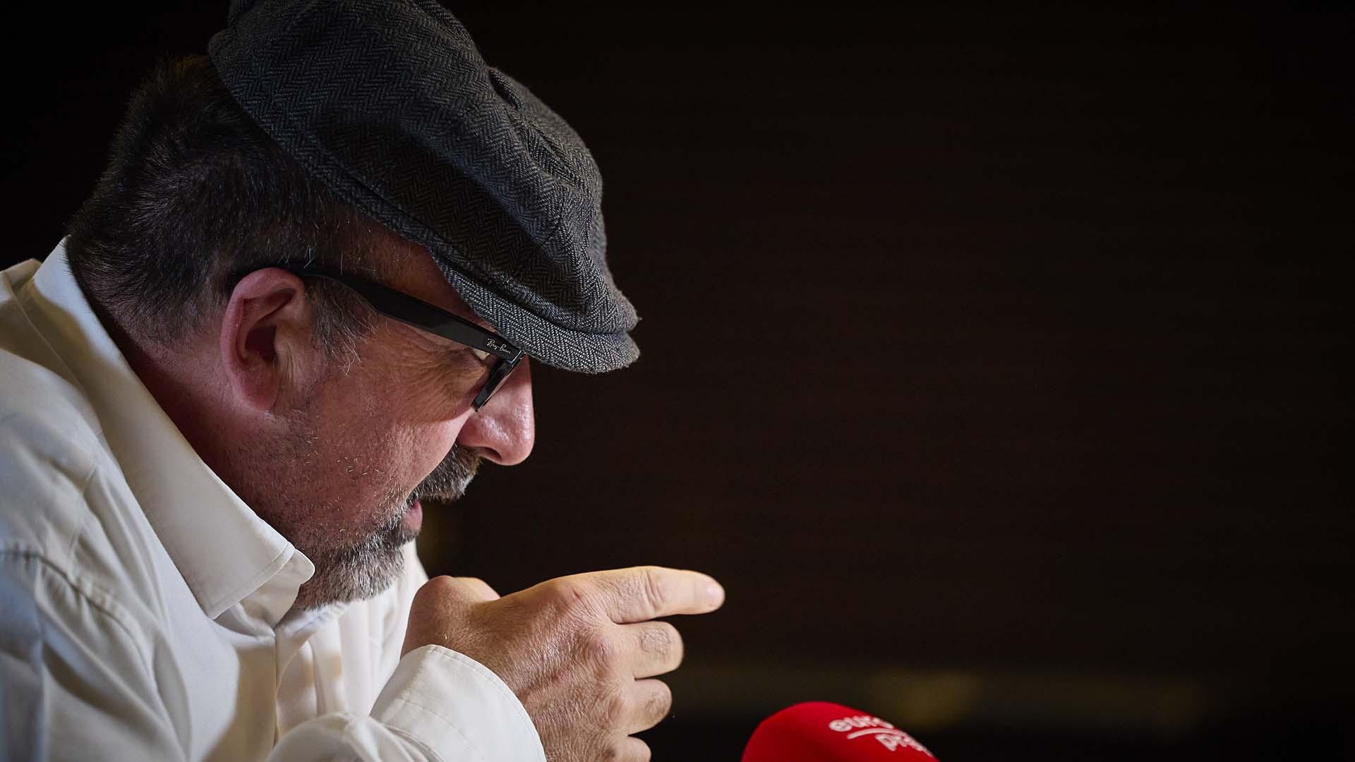 Koldo García, durante su entrevista con Europa Press
