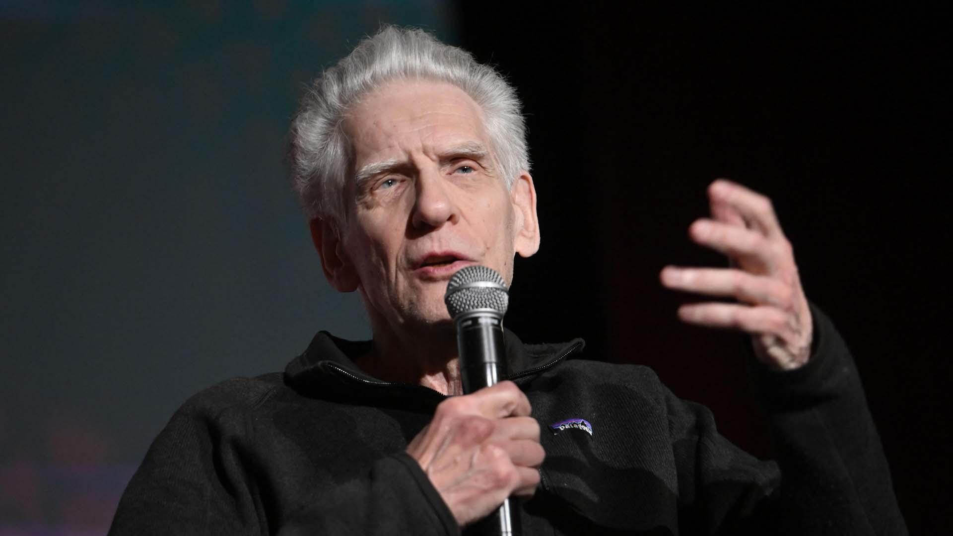 David Cronenberg, en el encuentro que ha mantenido con el público en el Festival Internacional de Cine de Marrakech