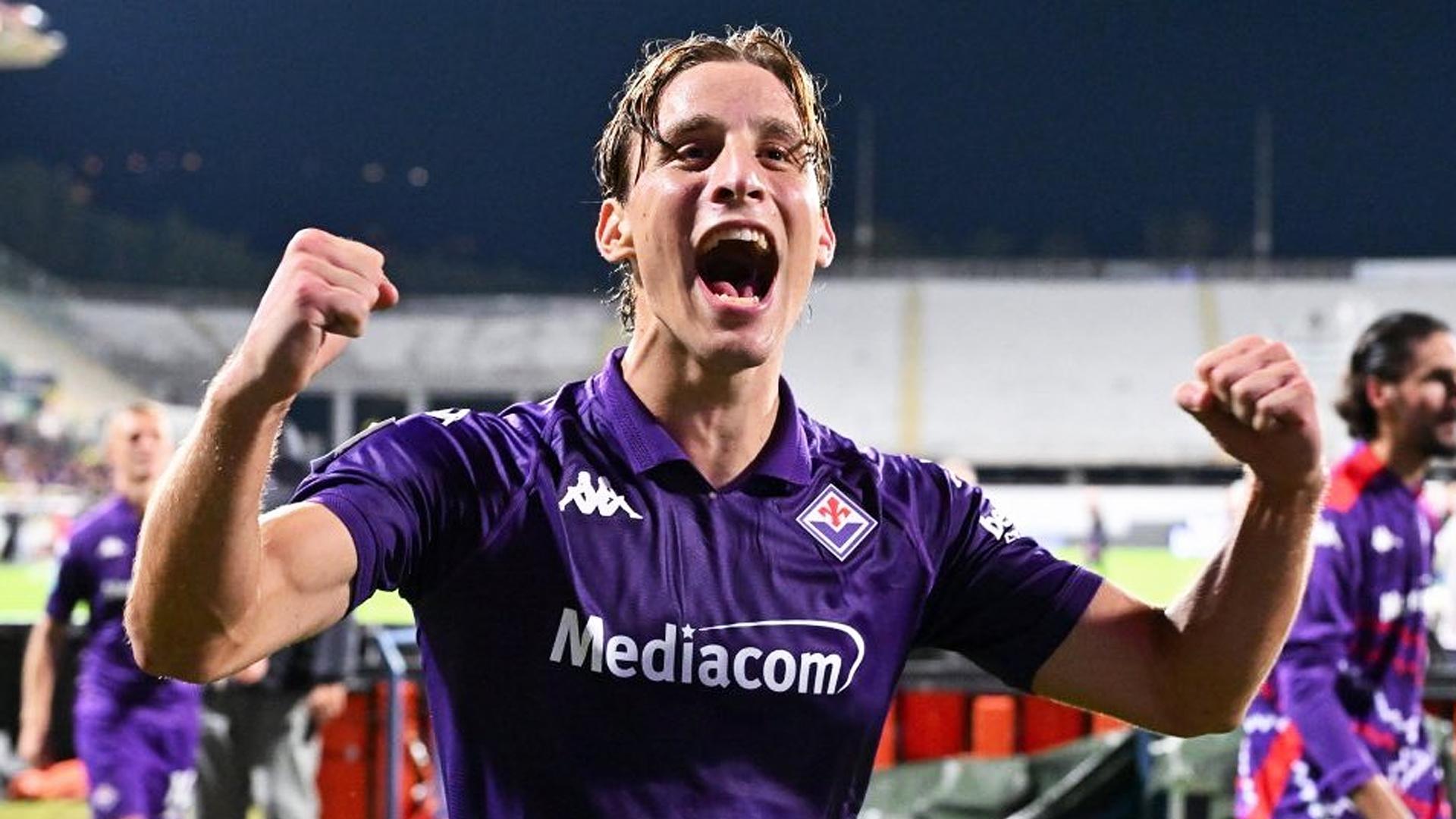 Imagen de Edoardo Bove colgada en las redes por la Fiorentina para mandar ánimos al futbolista /