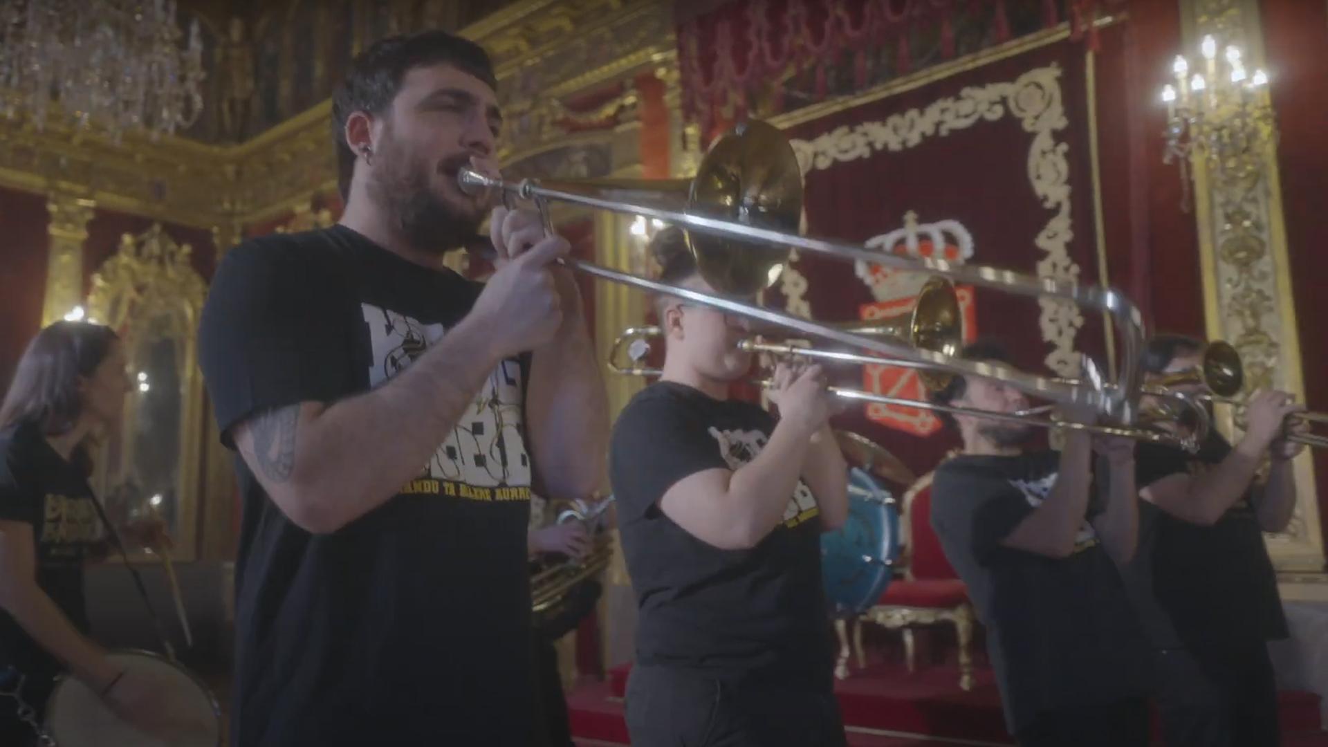 La Broken Brothers Brass Band, en el Palacio de Navarra