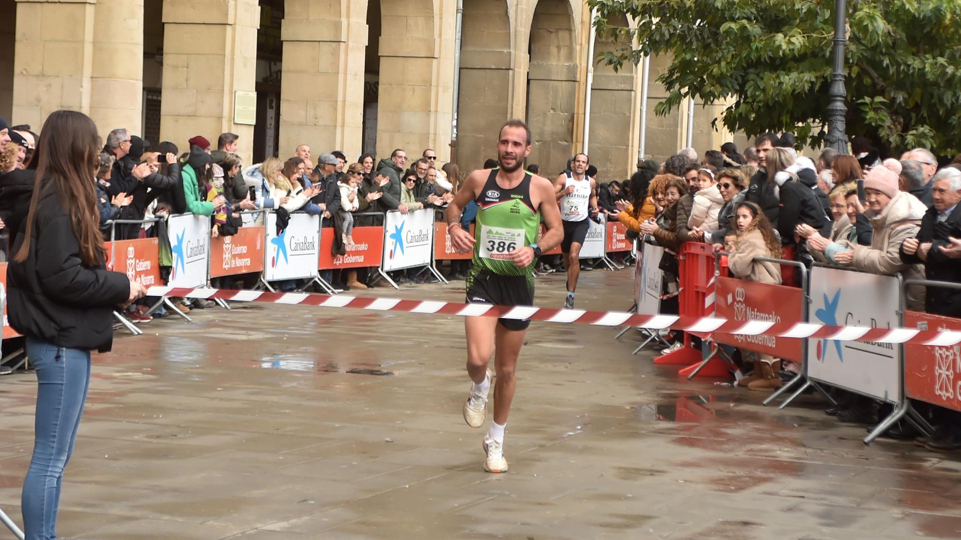 Andoni Acebedo, corredor del Beste Iruña, se impuso el pasado año