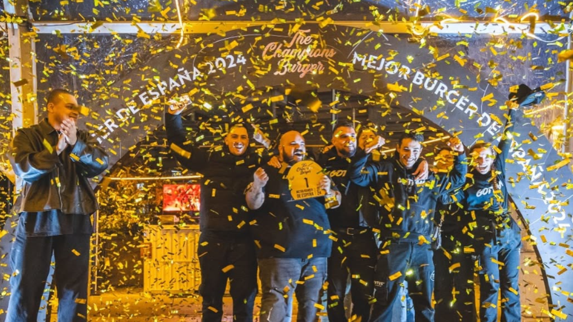Los ganadores de la edición de este año The Champions Burger.