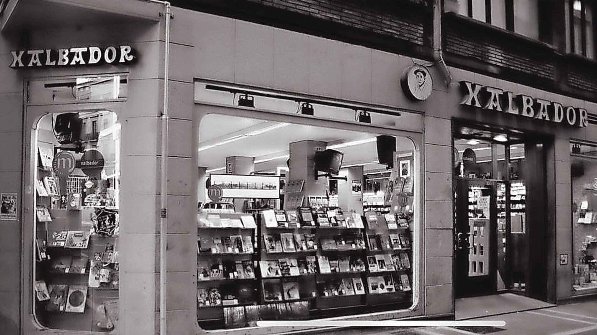 Xalbador, el nombre con el que nació en 1984 la librería de la calle Comedias y que mantuvo hasta la primera década de 2000
