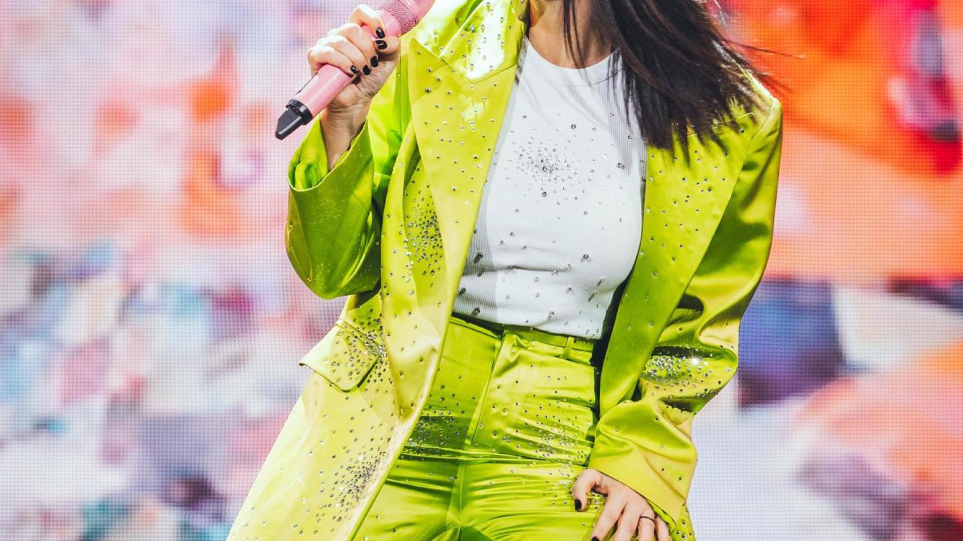 Foto del concierto de Laura Pausini en Málaga./