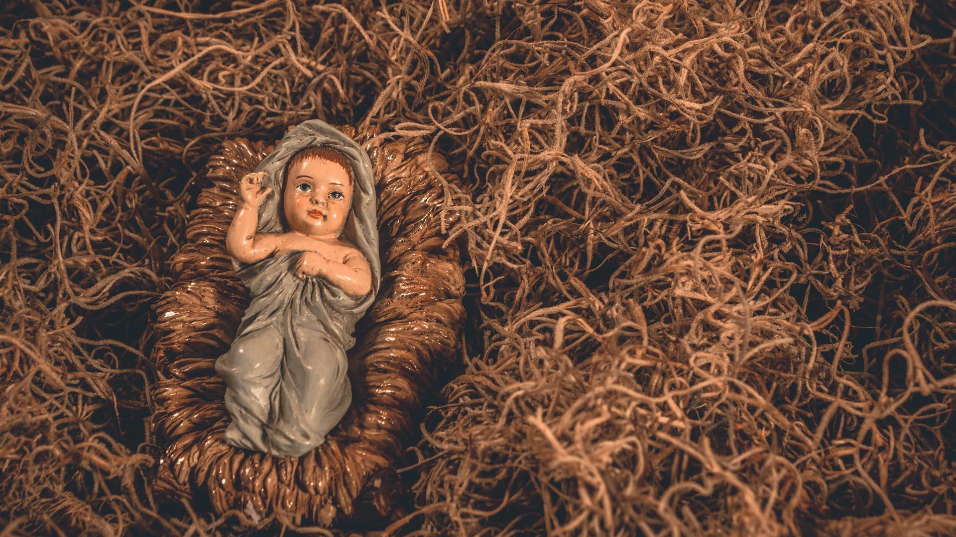 Figura de Jesuscristo en un Belén