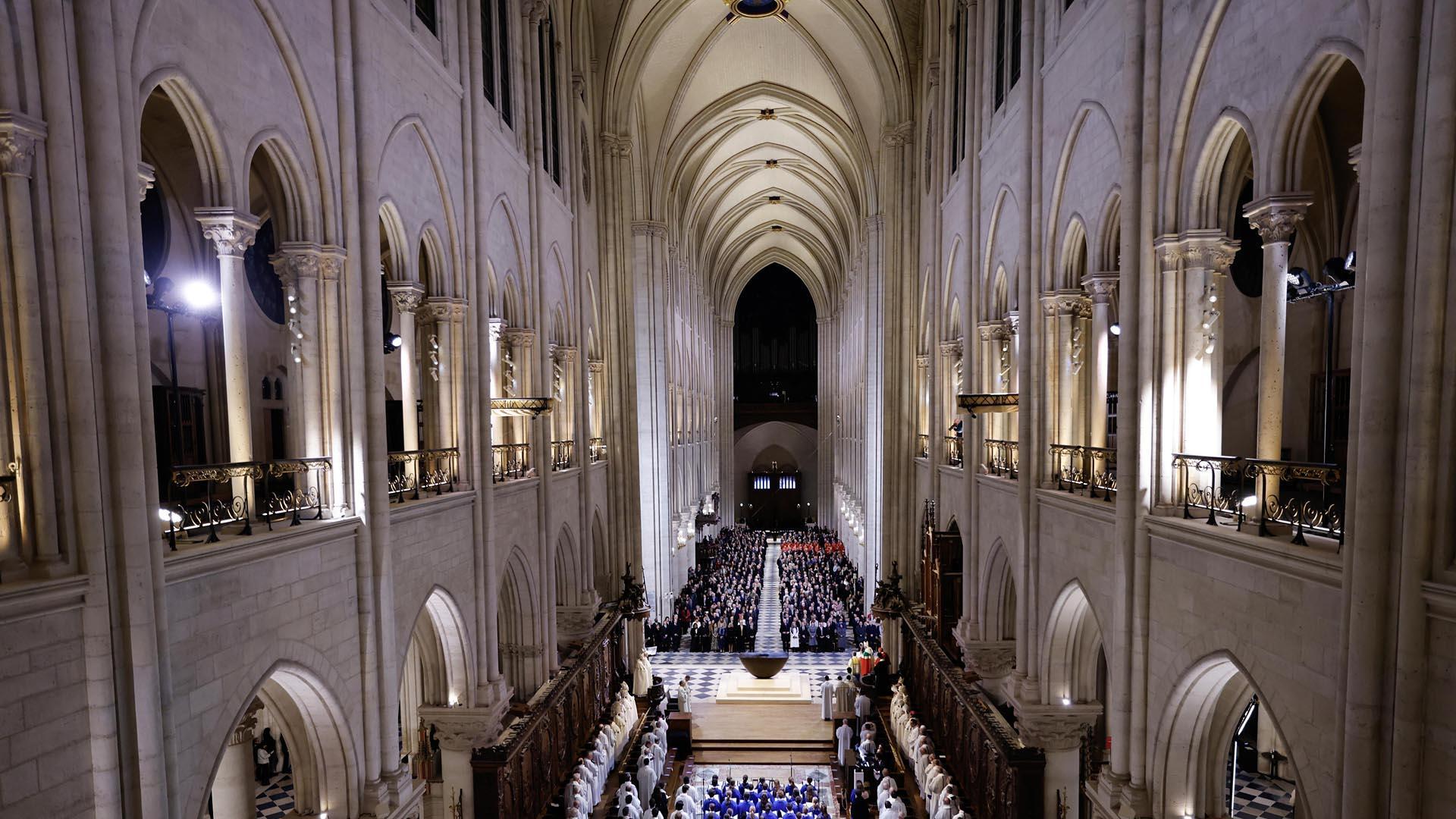 Fotos de la reinauguración de Notre Dame. /