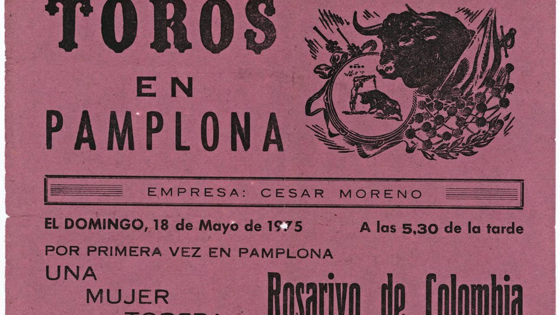 El cartel anunciador de la novillada