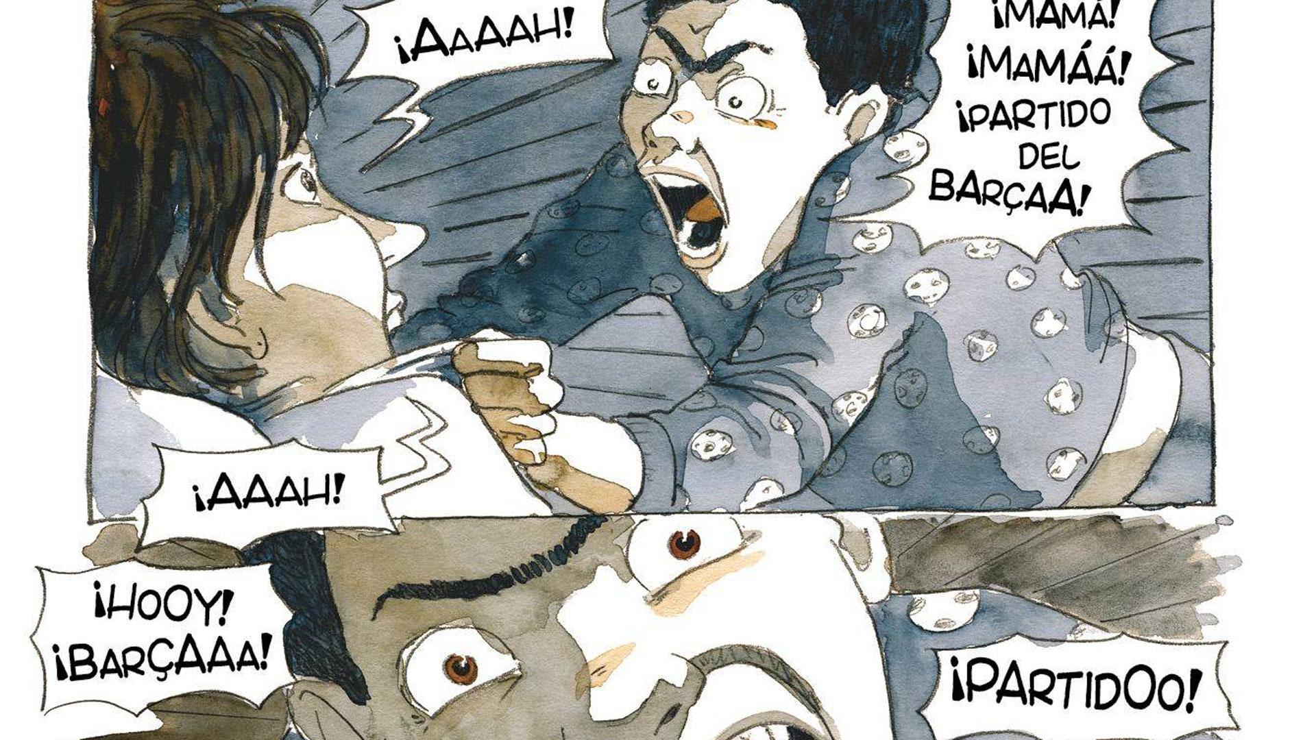 Una de las páginas del cómic 'Todas las mañanas'