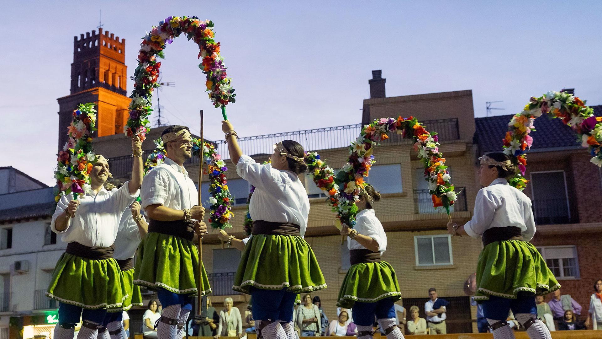 Actuación de Ortzadar en Monteagudo el pasado mes de septiembre por el aniversario del Paloteado Gamazada