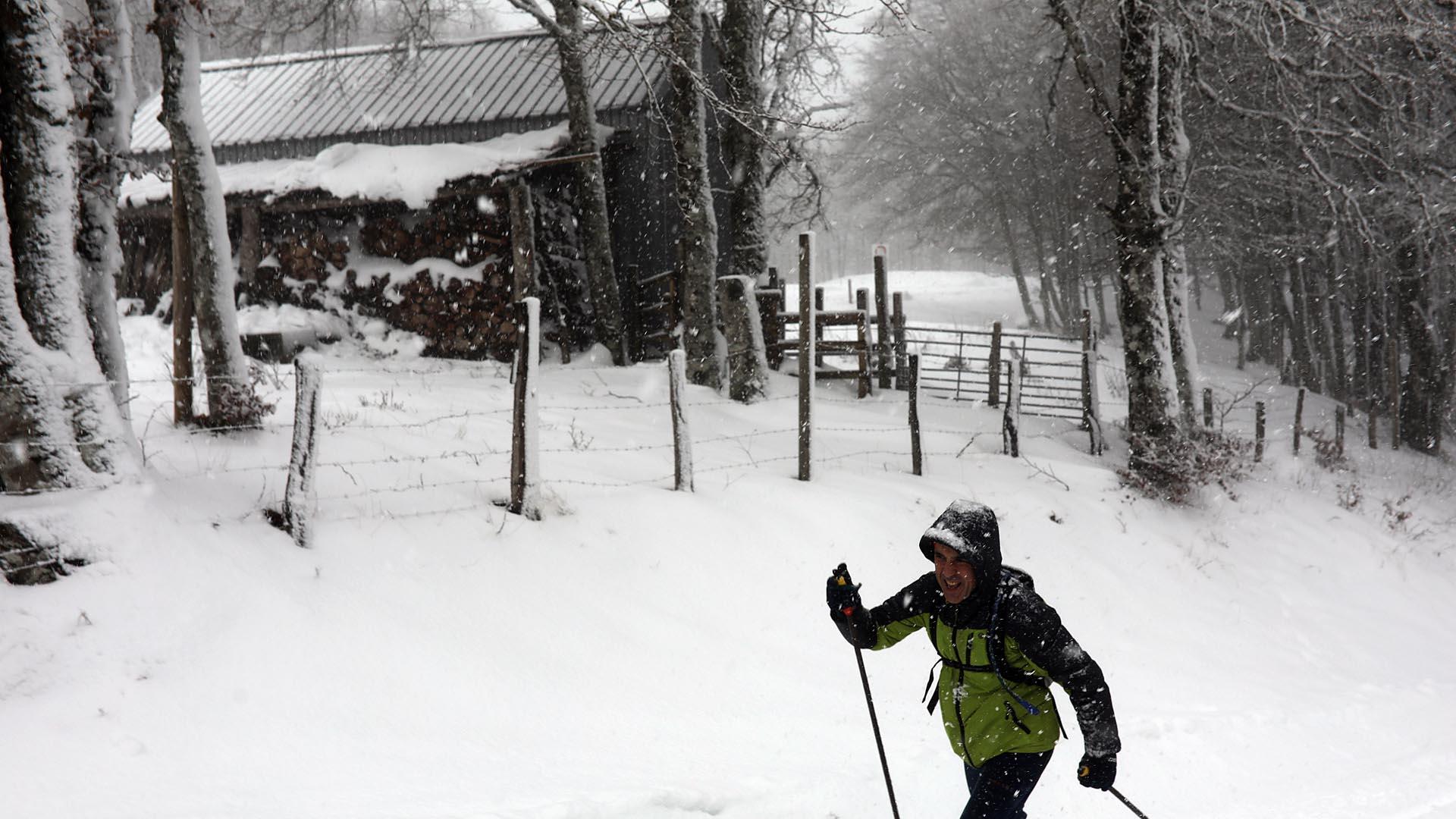 Fotos de la nieve en el Pirineo Navarro