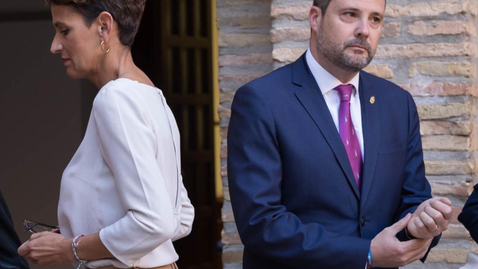 María Chivite y Alejandro Toquero