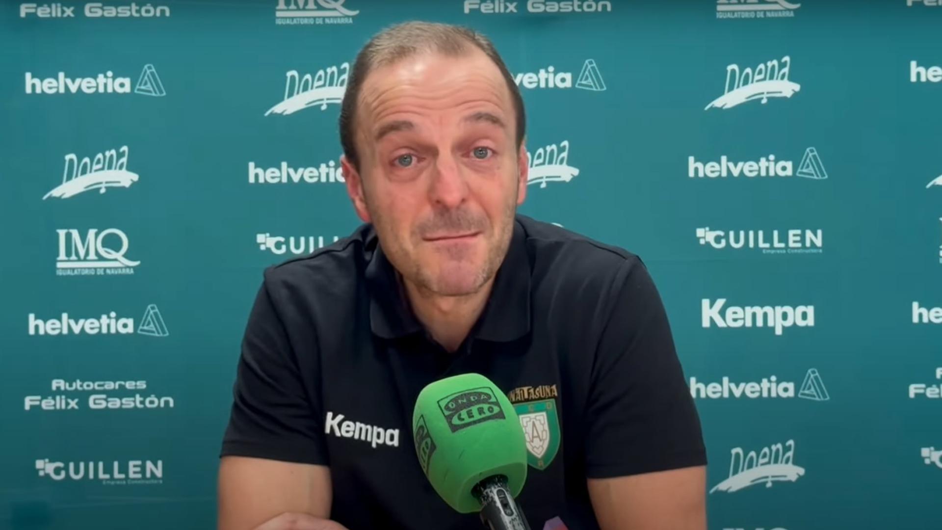 Quique Domínguez, entrenador del Helvetia Anaitasuna