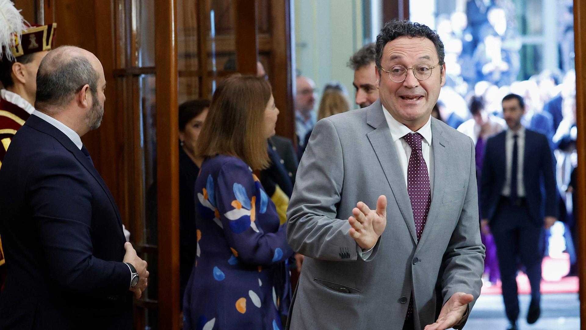 El fiscal general, Álvaro García Ortiz, a su llegada al Congreso de los Diputados con motivo de la celebración del Día de la Constitución el pasado 6 de diciembre
