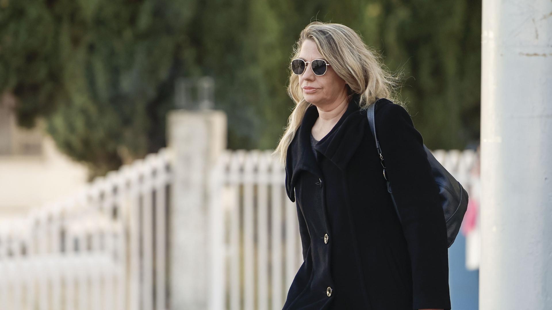 La asesora de Moncloa, Cristina Álvarez a su salida de los juzgados de Plaza Castilla en Madrid