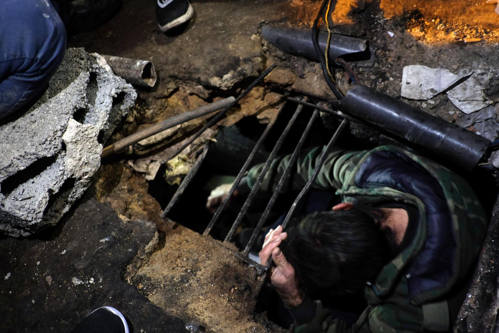 En este lugar aislaban a los prisioneros.