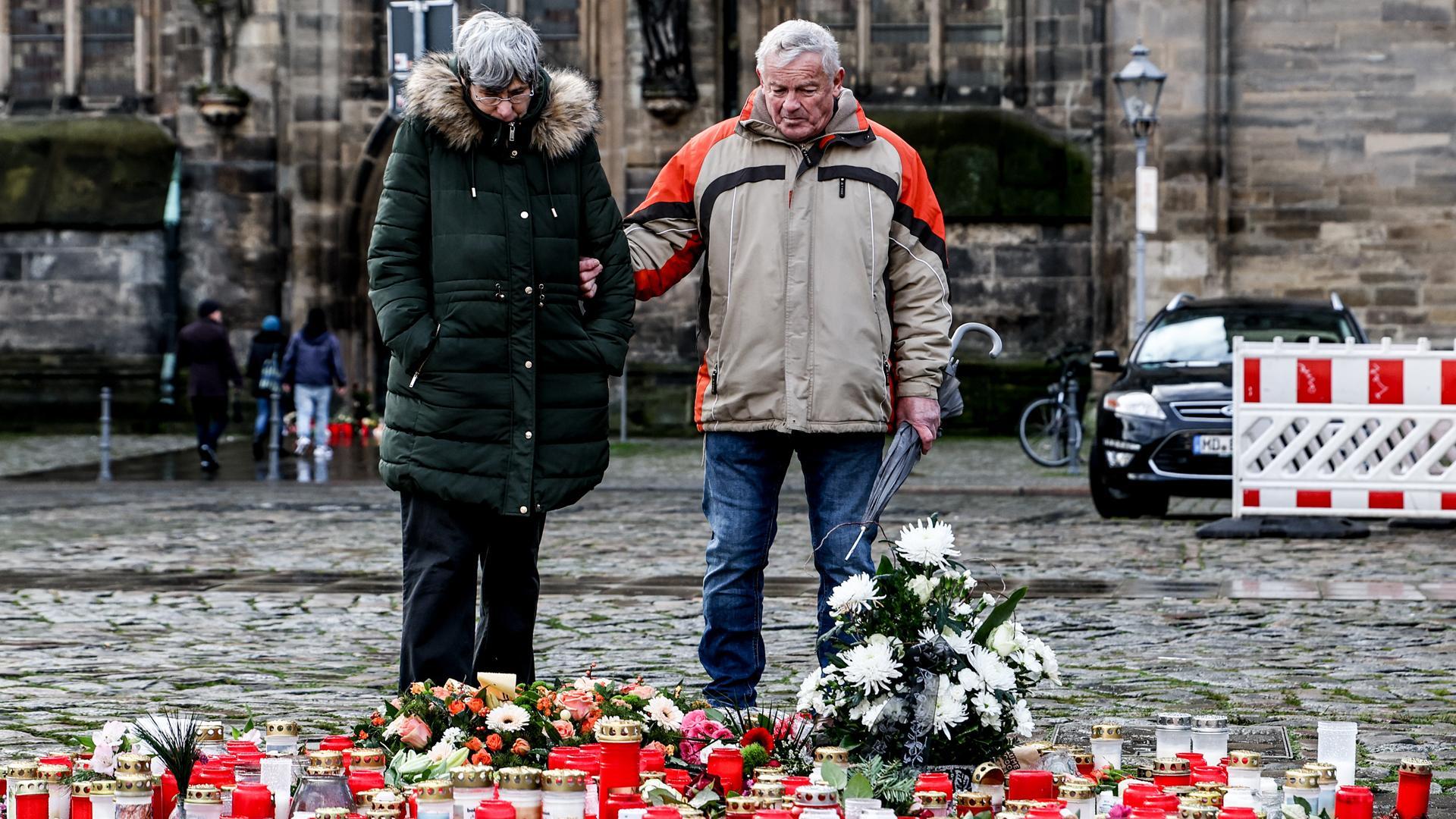 Tributo a los fallecidos en Magdeburgo