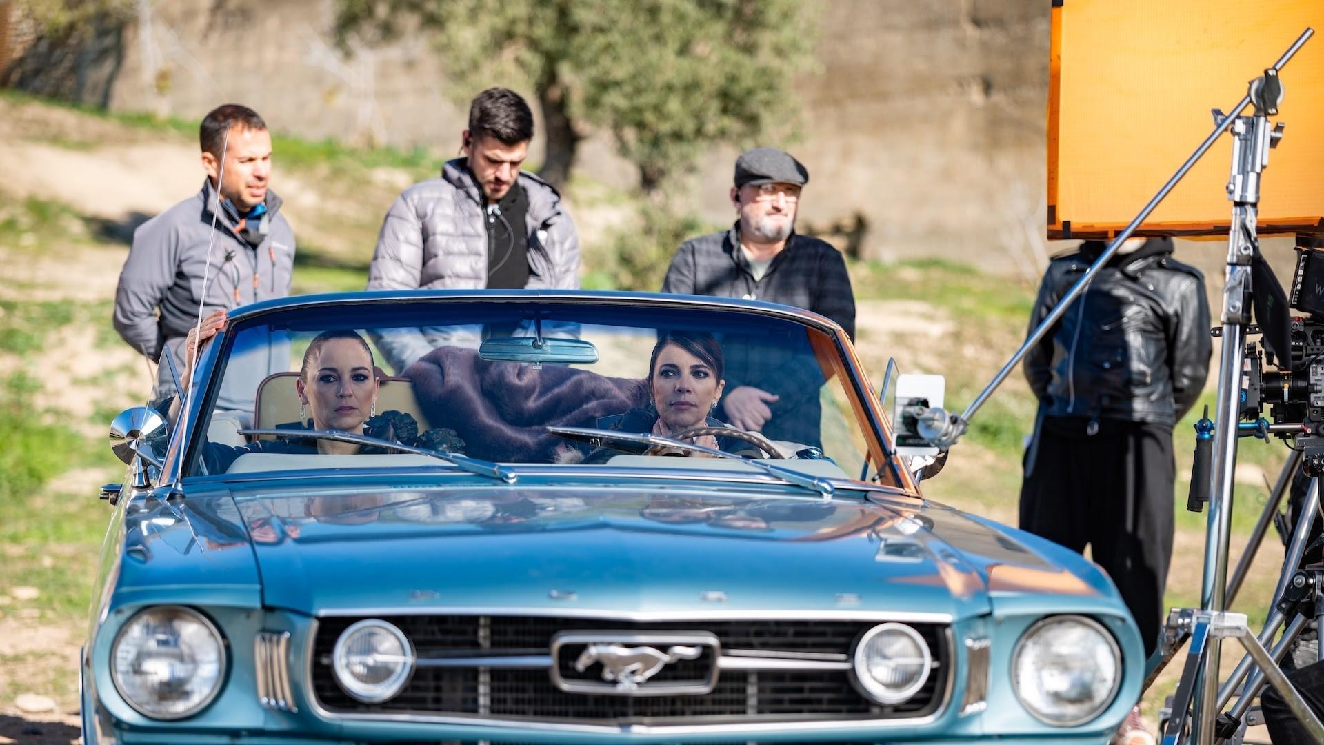 Un momento del rodaje del spot de la próxima edición de los Goya