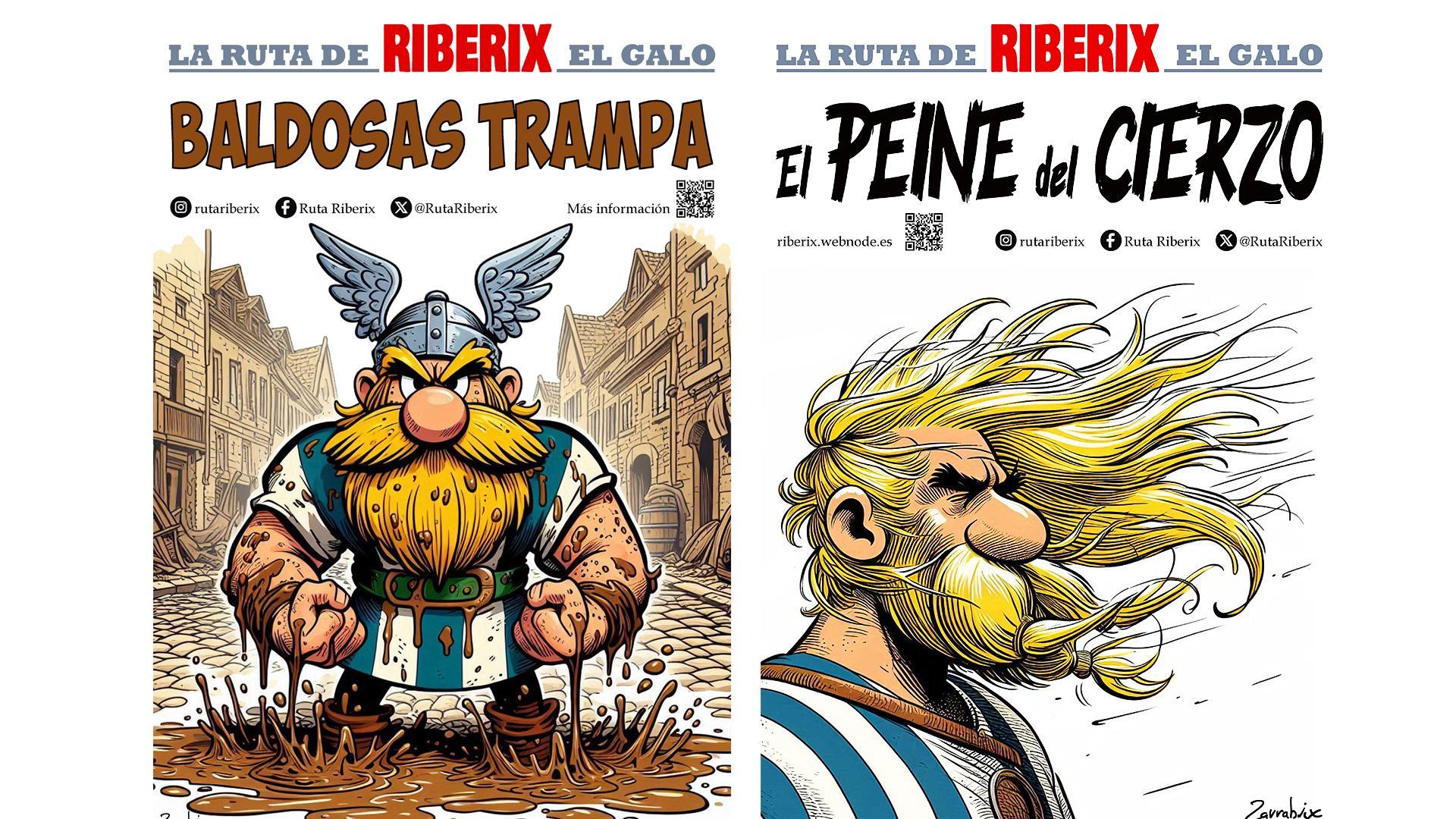 Imagen de los dos nuevos carteles de Riberix aparecidos recientemente /