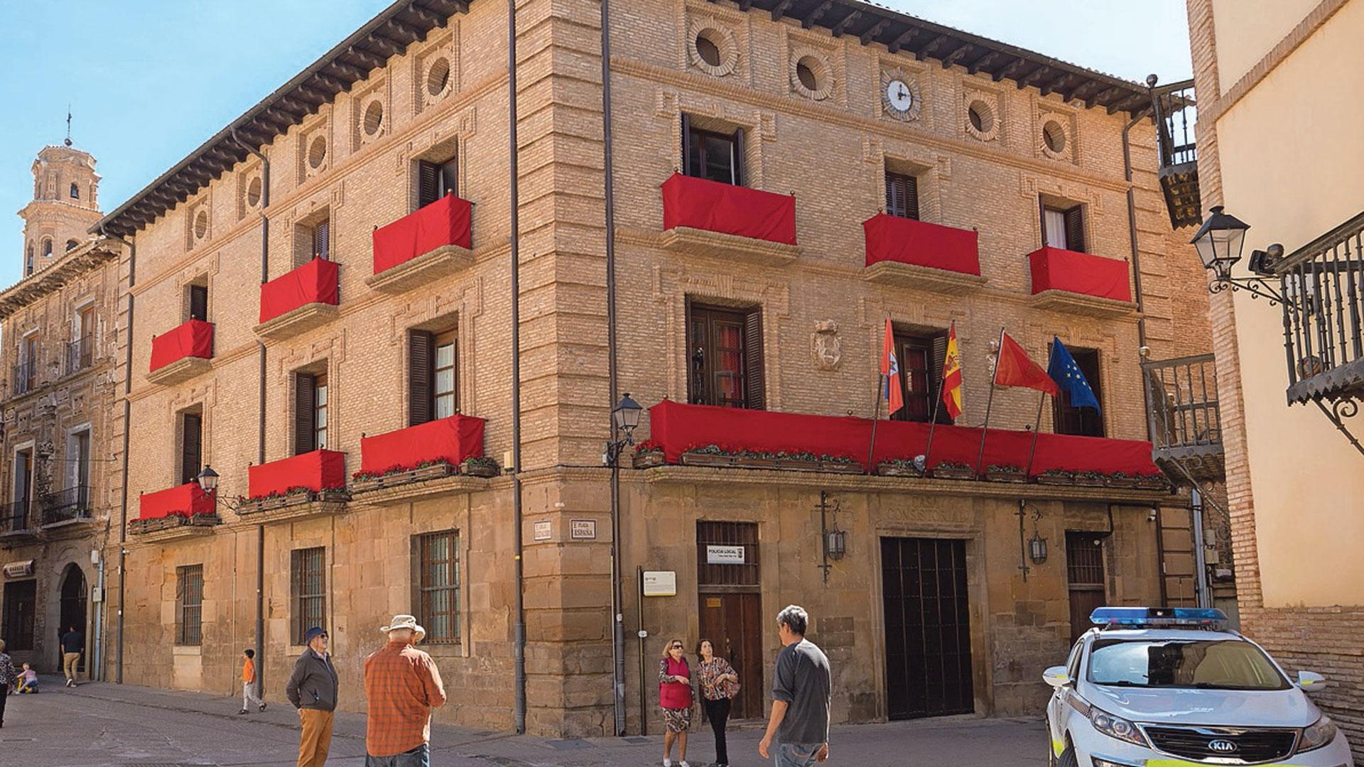 Imagen de la Casa Consistorial de Corella.