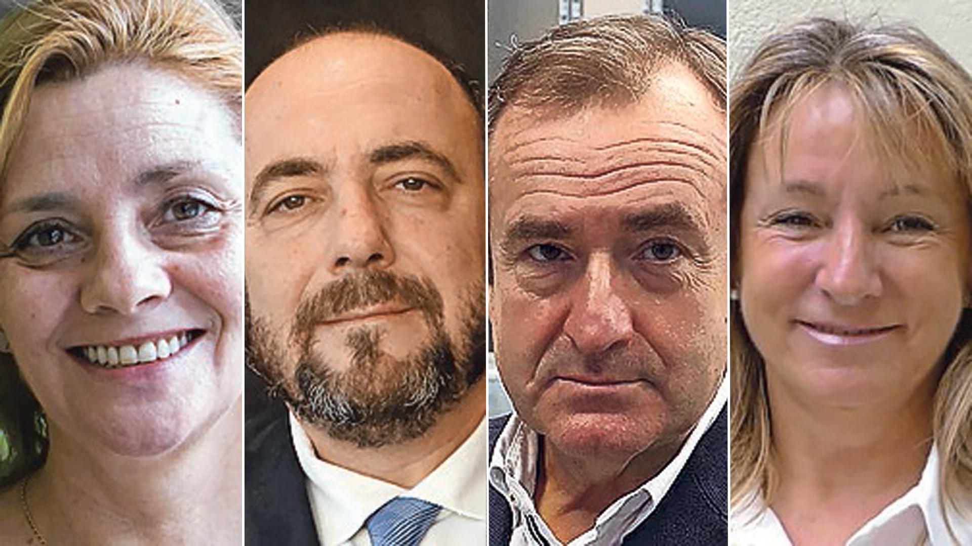 María Ángeles Rodríguez (ANAPEH), Gorka Berraondo (Asociación de Hoteles de Navarra) Javier Arístegui (Cooperativa de Hostelería) y Ana Beriáin (AEHN).