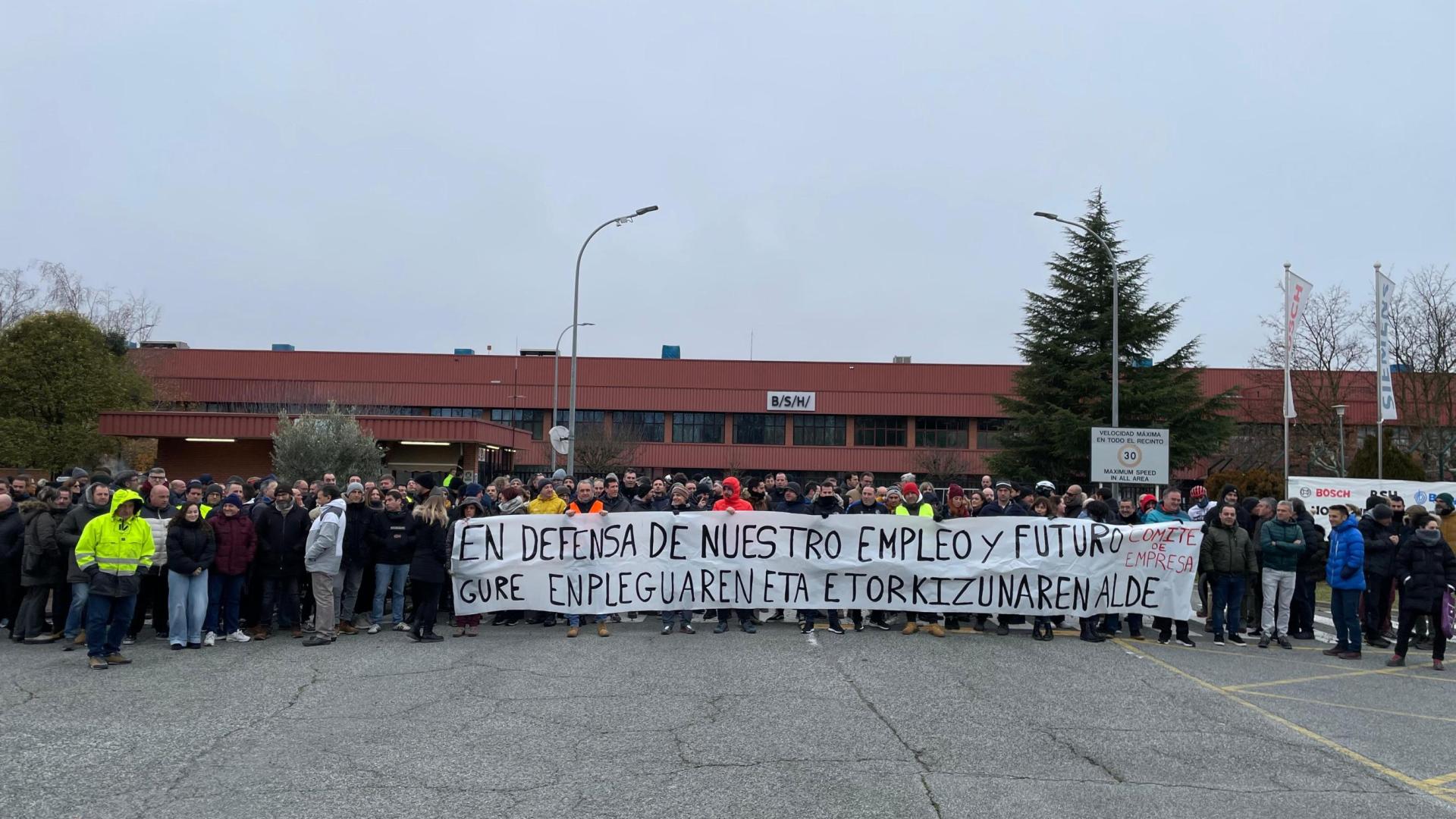 Concentración a las puertas de BSH
