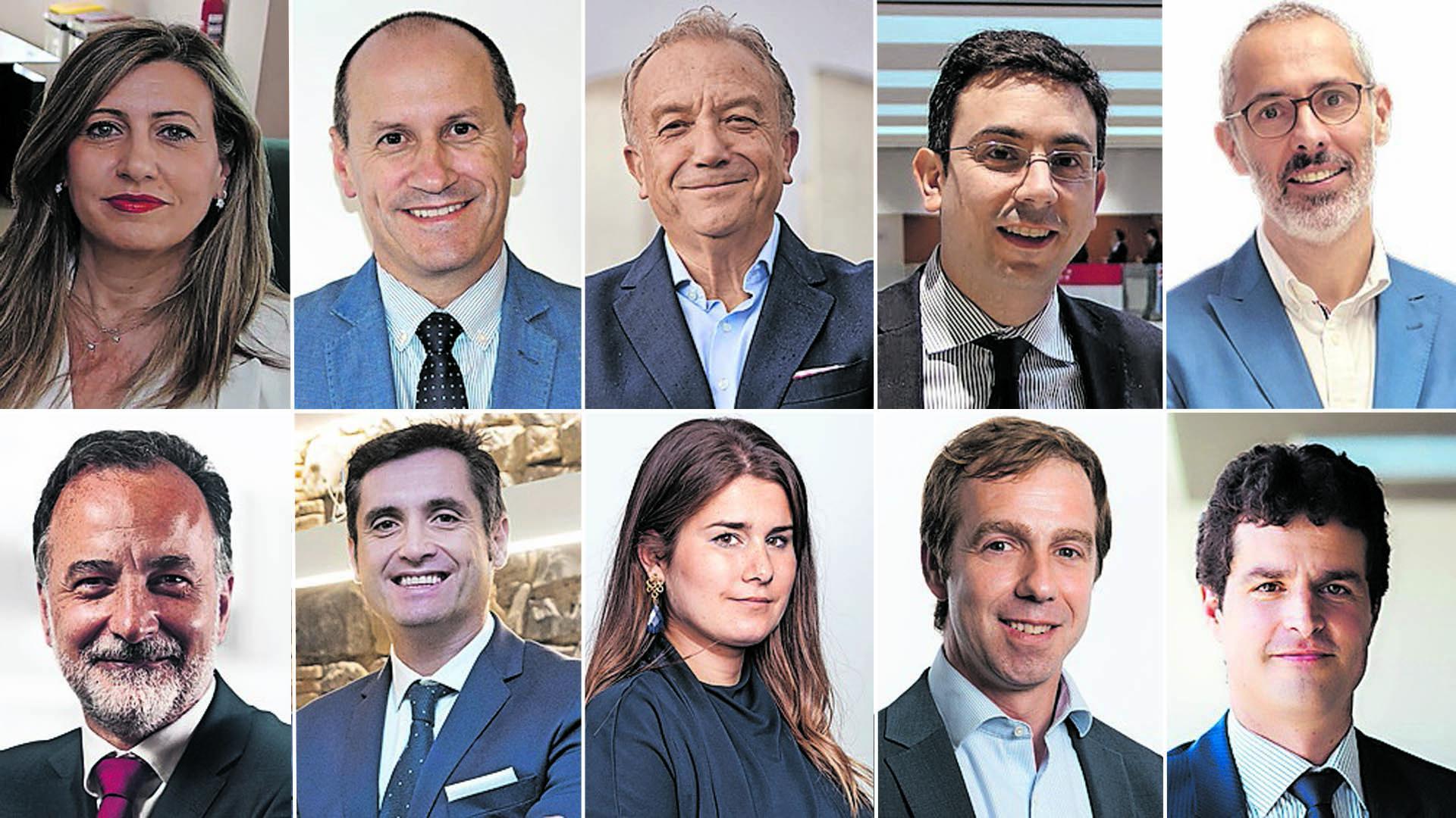 Idoia Zabaleta (UPNA), Guillermo Barrios (Universidad Rey Juan Carlos), José Ramón Lacosta (Institución Futuro), Antonio Moreno (Universidad de Navarra), Jorge Martínez (Grant Thornton), José Ignacio Pérez de Albéniz (Arpa Abogados), Igor Alonso (Bestax Abogados), Adriana Pueyo (Foro Europeo), Ignacio Olábarri (Crea Inversión) y Erik Zabala (Zabala Innovation)