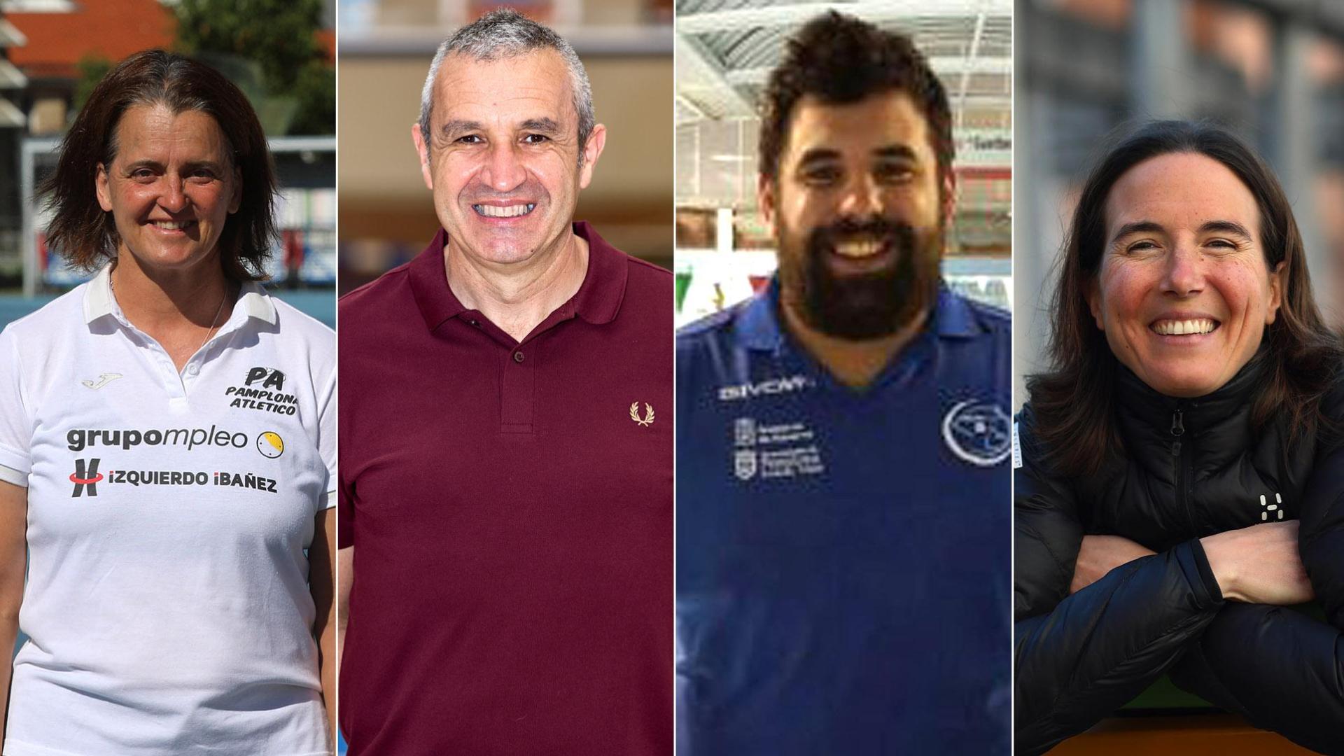 Idoia Mariezkurrena, Juancho Ferreira, Imanol Maiza y Iosune Murillo