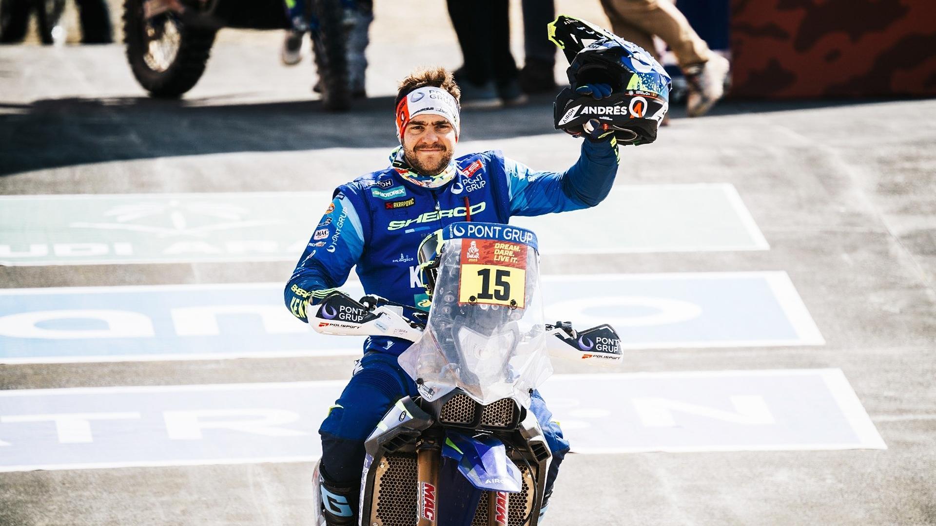 El piloto Lorenzo Santolino (Sherco), en el Rally Dakar 2025 /

REMITIDA / HANDOUT por PRENSA LORENZO SANTOLINO

Fotografía remitida a medios de comunicación exclusivamente para ilustrar la noticia a la que hace referencia la imagen, y citando la procedencia de la imagen en la firma

07/01/2025