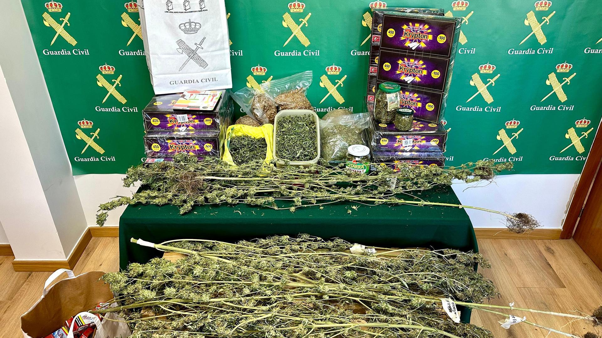 Localizado un punto de cultivo y secado de marihuana en un trastero en Berriozar