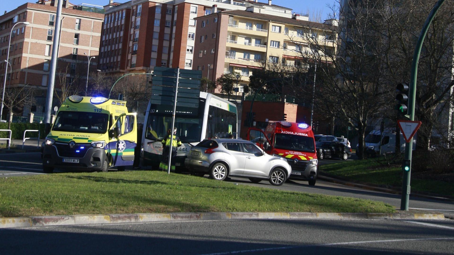 Imagen del accidente ocurrido en el barrio de San Juan