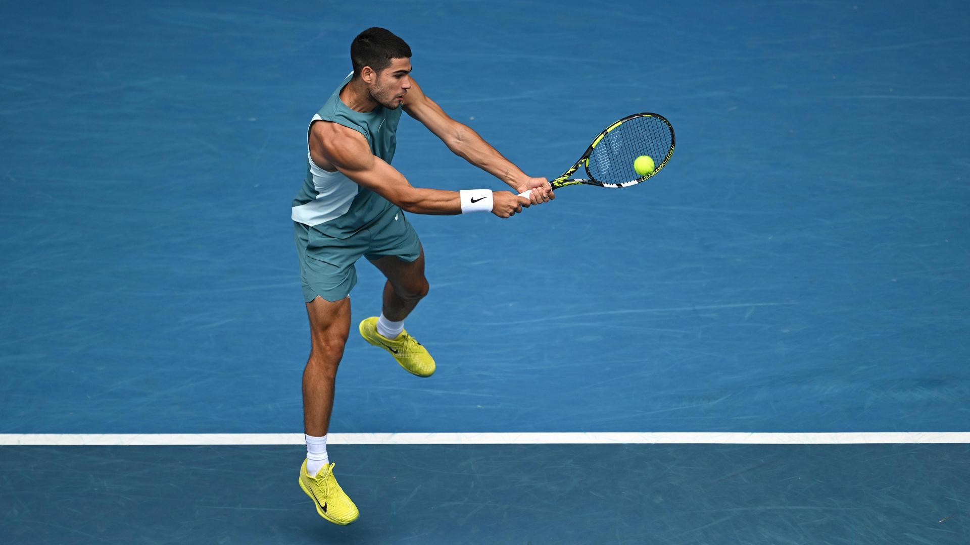Alcaraz firma su set más rápido en slam en su victoria frente a Nishioka