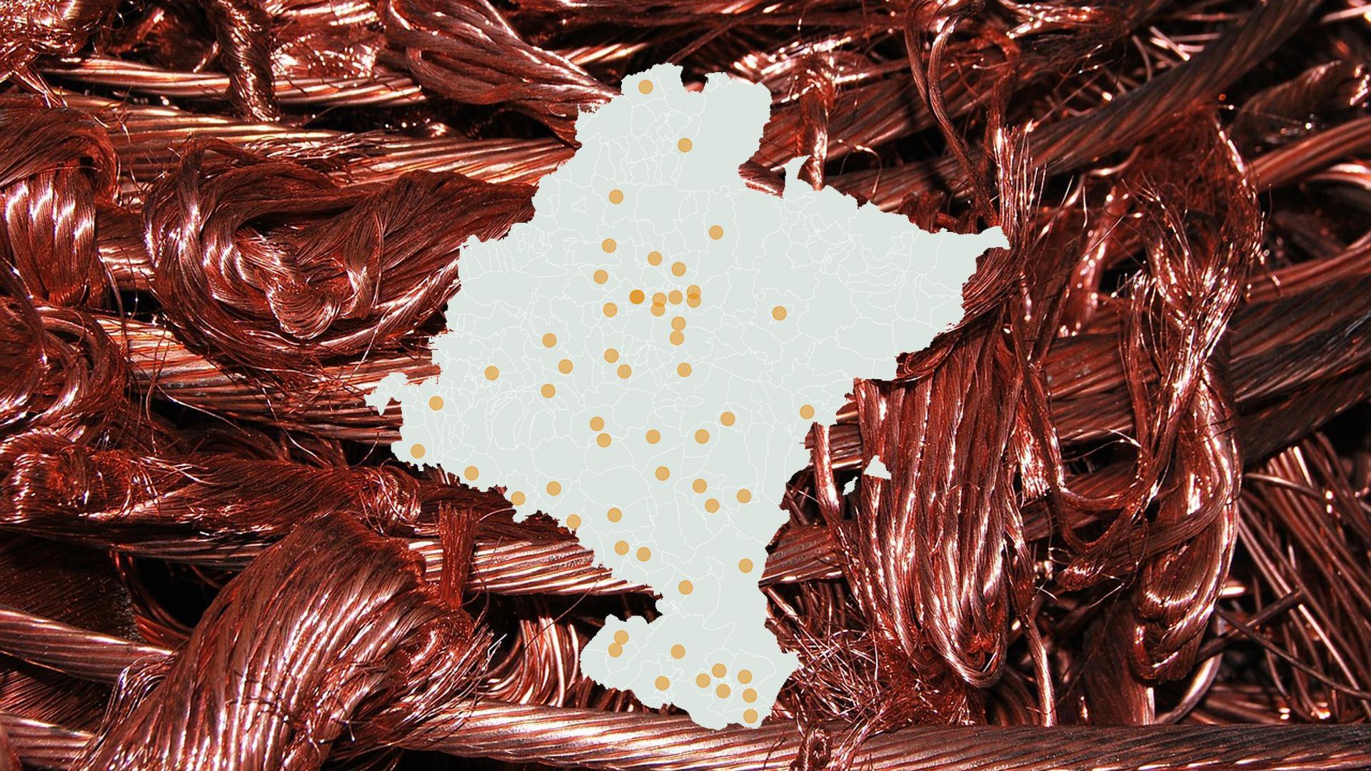 Pulse sobre el gráfico en la parte inferior para ver los robos en cada localidad