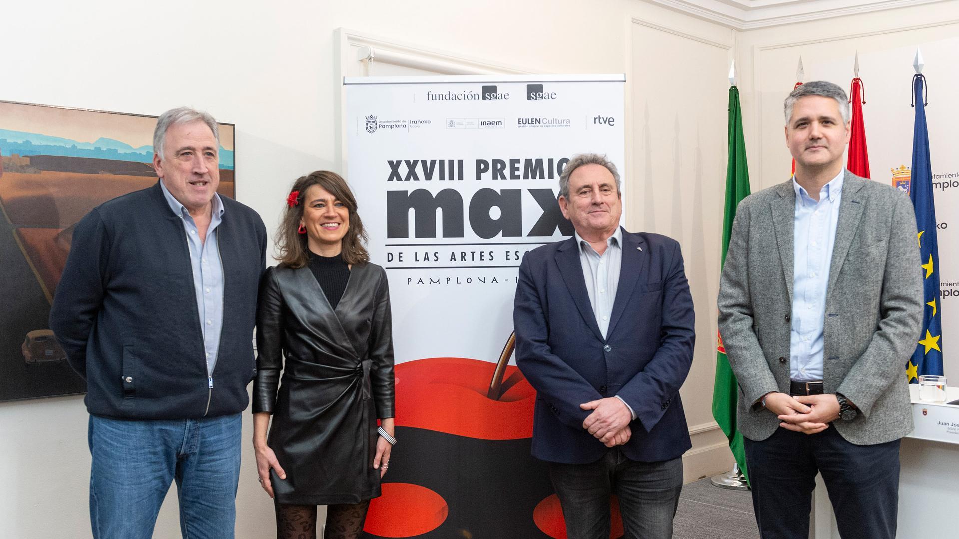 Rueda de prensa en el Ayuntamiento de Pamplona